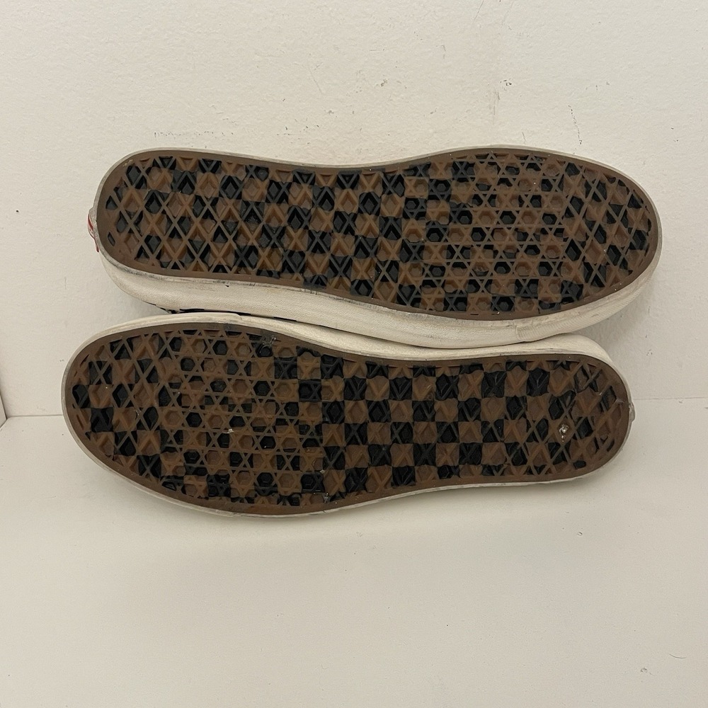VANS‎ Bold Ni Bender Sneakers Trainers Mens 10 UK 9 Leopard Tartan Denim Skate - Picture 10 of 11
